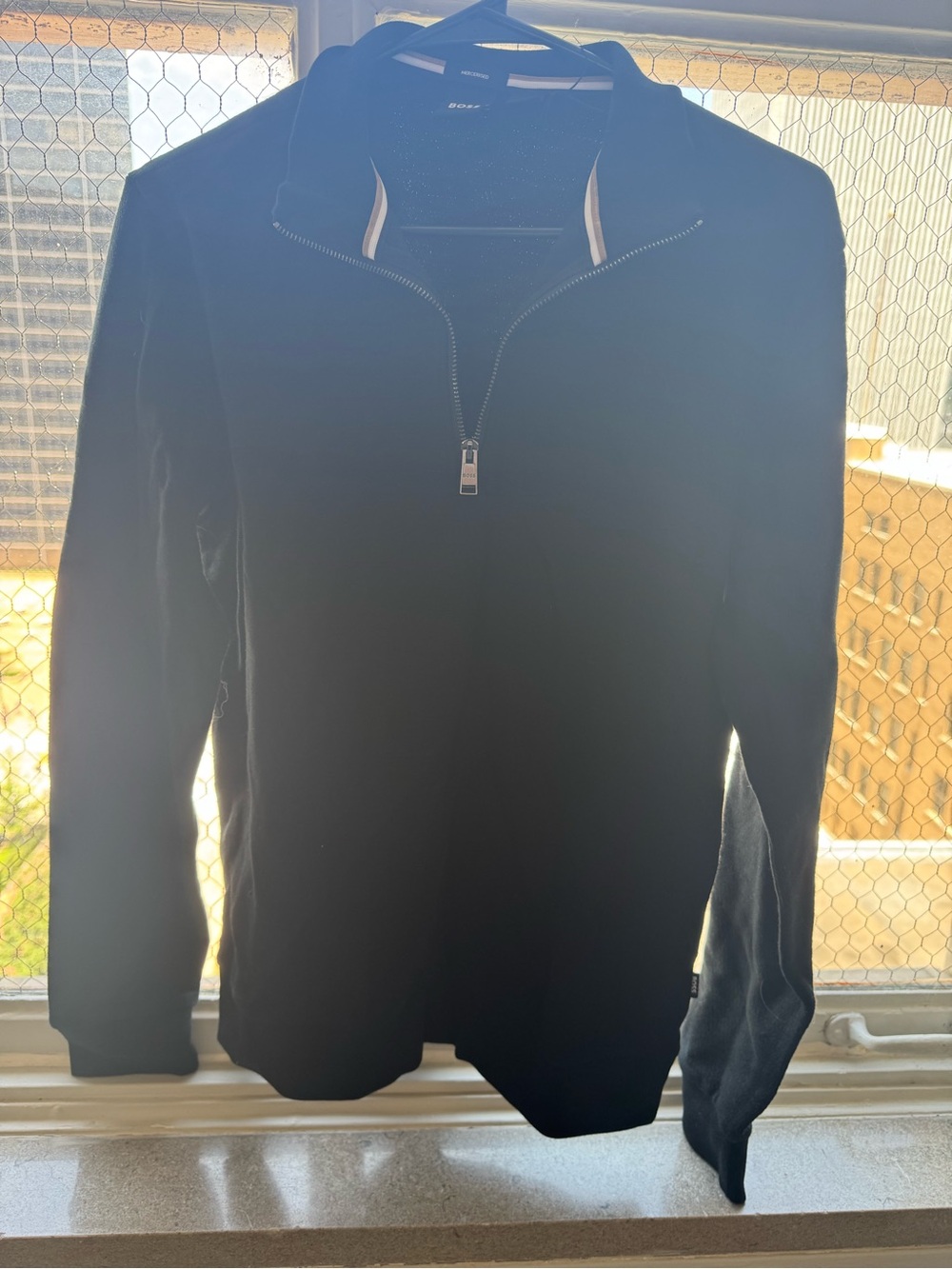 BOSS Black Quarter-Zip Pullover